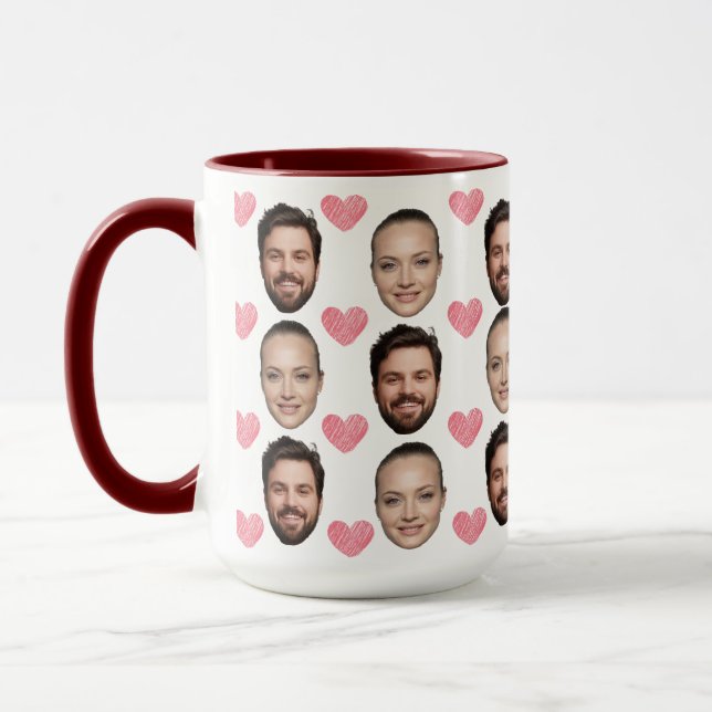 Taza Regalo de aniversario de personalizado para novio  (Izquierda)
