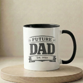 Taza Regalo de Anuncio de Embarazo Padre Futuro