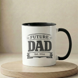 Taza Regalo de Anuncio de Embarazo Padre Futuro