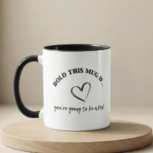 Taza Regalo de anuncio de embarazo para papá