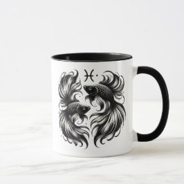 Taza Regalo de Astrología Pez Zodiac Piscis