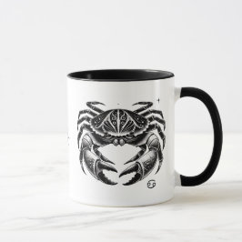 Taza Regalo de Astrología Zodiac Cáncer Diseño de Cangr