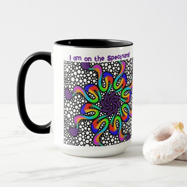 Taza Regalo de autismo (Con donut)