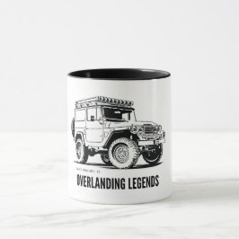 Taza Regalo de aventura de camping | Land Cruiser FJ
