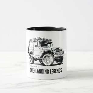 Taza Regalo de aventura de camping   Land Cruiser FJ