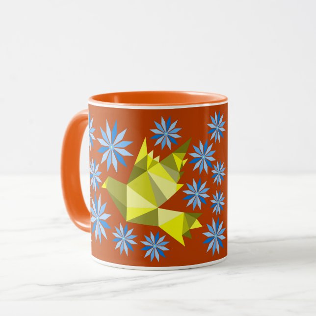 TAZA REGALO DE AVES DE NICE FLOWER (Anverso izquierdo)