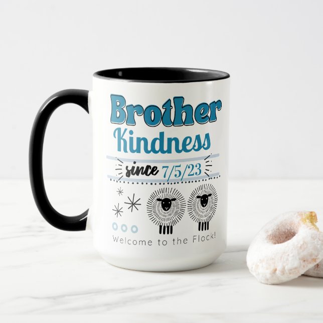 Taza Regalo de bautismo de personalizable JW para herma (Con donut)