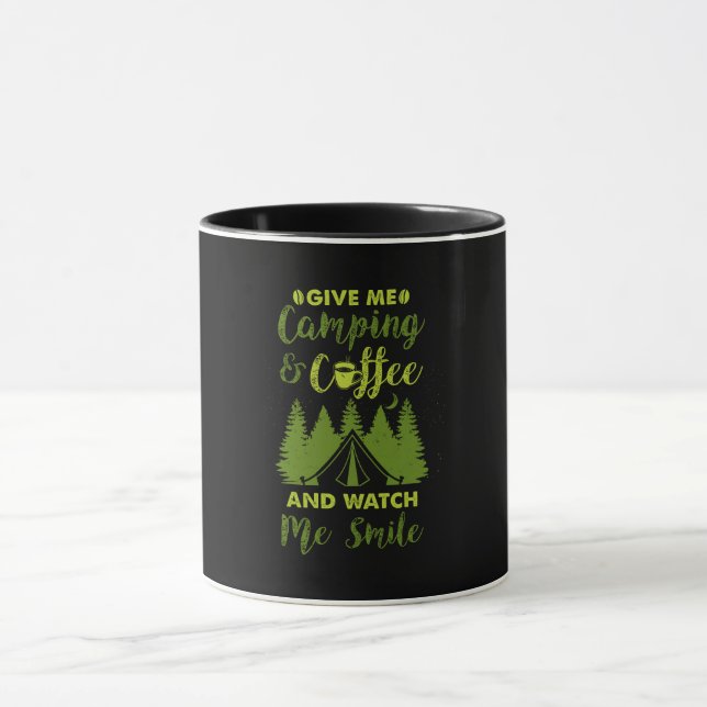 Taza Regalo de café de camping (Centro)