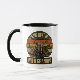 Taza Regalo de caza para abuelo Vintage cazador