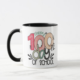 Taza regalo de celebración de 100 días de escuela