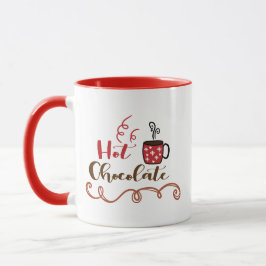 Taza Regalo de Chocolate Caliente de Navidad