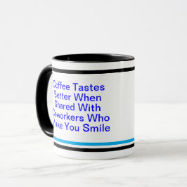 Taza Regalo de cita de trabajo positiva para compañero 