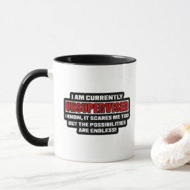 Taza Regalo de cita divertida sarcástica actualmente si