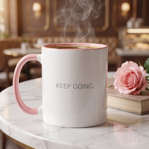 Taza Regalo de cita motivacional de perseverancia para 