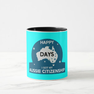 Taza Regalo de ciudadanía australiana   Ciudadanía aust