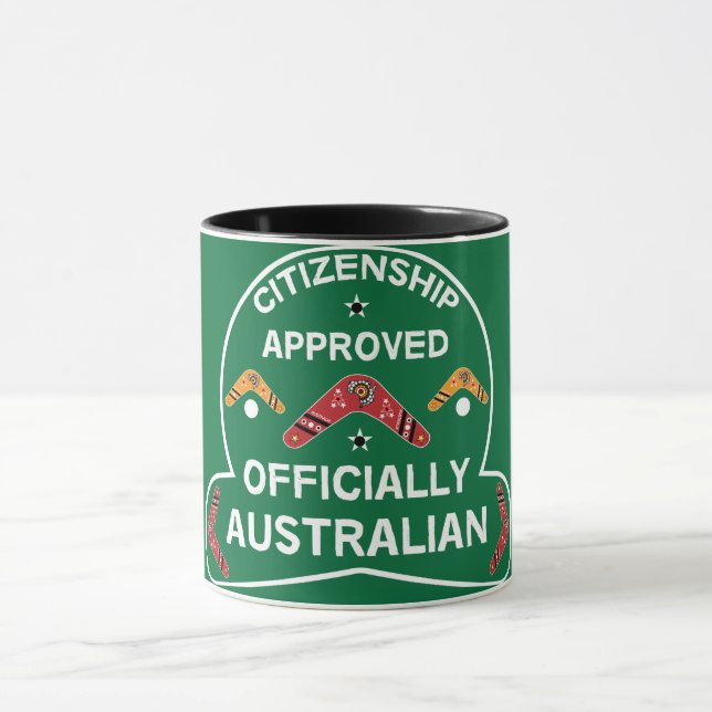 Taza Regalo de ciudadanía australiana | Ciudadanía aust (Centro)