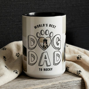 Taza Regalo de Collage de Fotos de Mascotas para el Mej