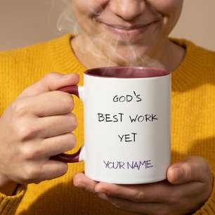 Taza Regalo de confianza divertido personalizado para é
