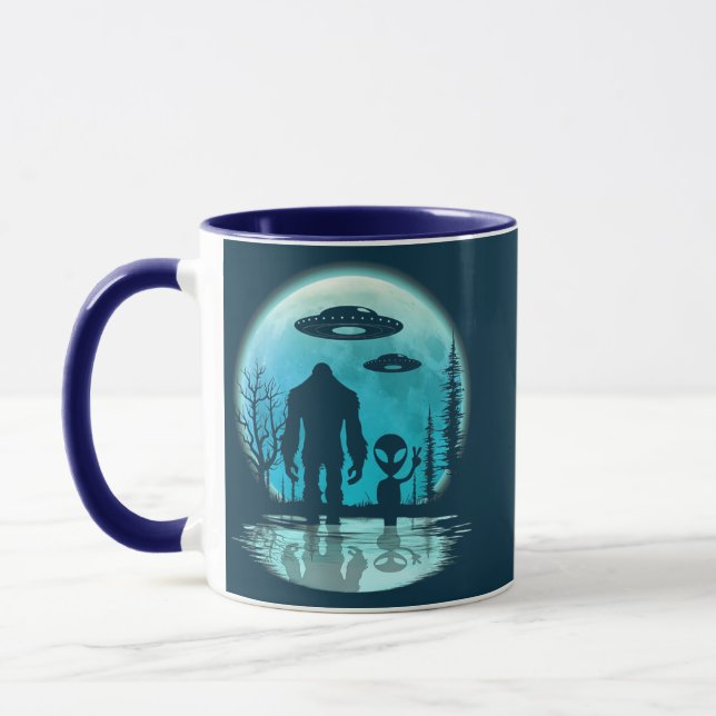 Taza Regalo de conspiración para la revelación de OVNI  (Izquierda)