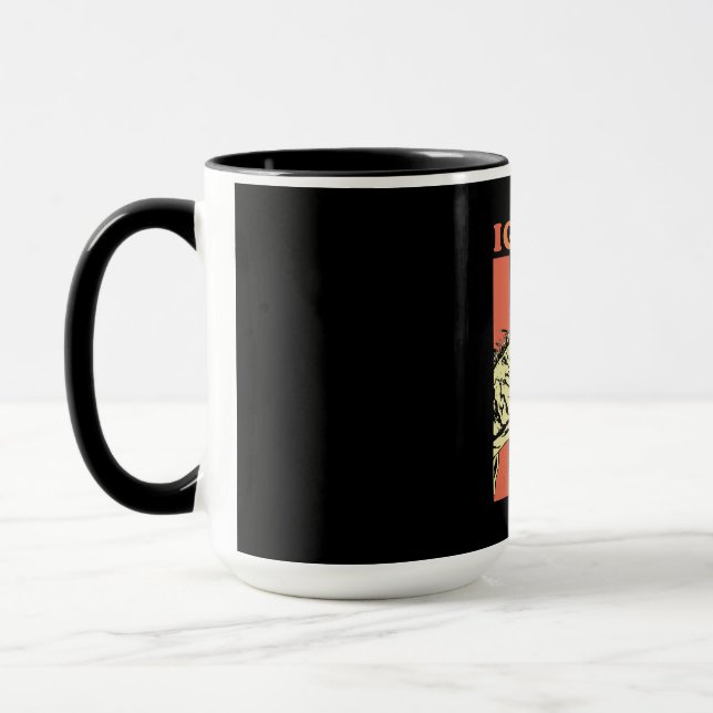 Taza Regalo de cosecha de iguana (Izquierda)