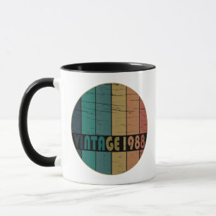Taza Regalo de cumpleaños de la vendimia nacido en 1988