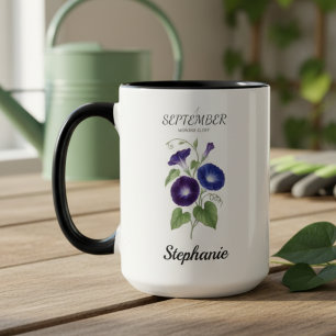 Taza Regalo de Cumpleaños de Septiembre Flor de Nacimie