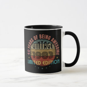 TAZA REGALO DE CUMPLEAÑOS GENIAL AÑO DE NACIMIENTO DE M