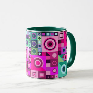 Taza Regalo de cumpleaños gráfico creativo y colorido