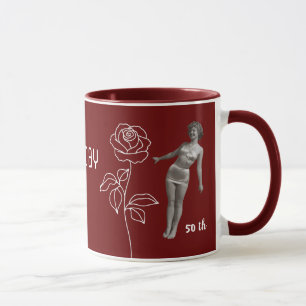 Taza Regalo de cumpleaños para el amante del vino tinto