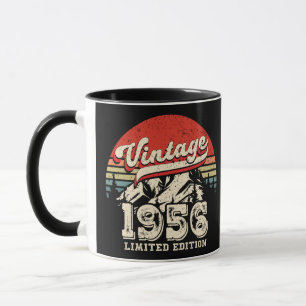 Taza Regalo de cumpleaños Retro 1956 Vintage 70 cumplea