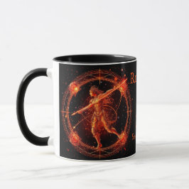 Taza Regalo de cumpleaños Sagittarius Añadir nombre caf