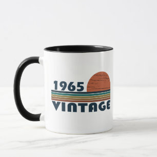 Taza Regalo de cumpleaños vintage nacido en 1965