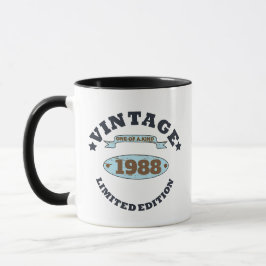 Taza Regalo de cumpleaños vintage personalizado
