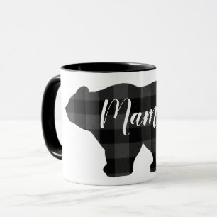 Taza Regalo de Día de la Madre de diseño de oso dulce M