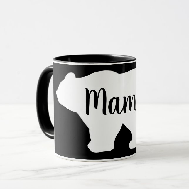 Taza Regalo de Día de la Madre de diseño de oso dulce M (Anverso izquierdo)