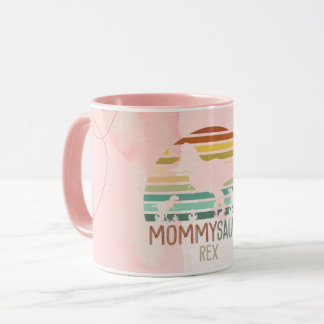 Taza Regalo de dinosaurio Mommysaurus