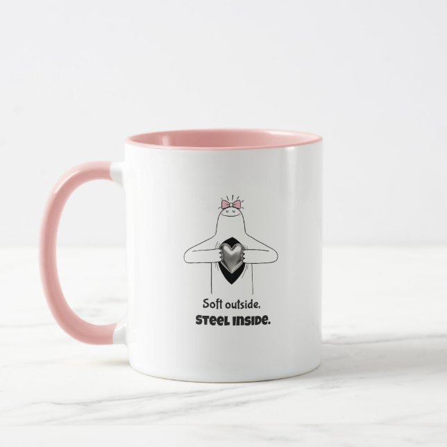 Taza Regalo de Empoderamiento de Mujer Fuerte (Izquierda)