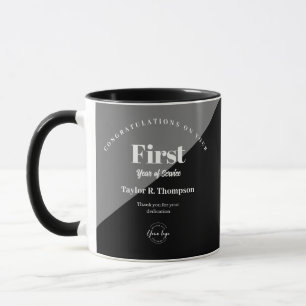 Taza Regalo de empresa personalizado primer año de serv