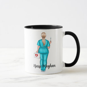 Taza Regalo de enfermera de LPN personalizado (rubia)