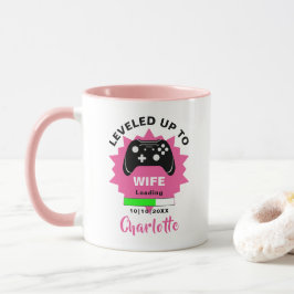 Taza Regalo de esposa recién casada levanta honra diver