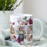 Taza Regalo de flores coloridas de fotografía de moda d<br><div class="desc">Regalo de flores coloridas de fotografía de moda de la familia Collage</div>