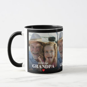Taza Regalo de Foto Abuelo del Mundo Mejor