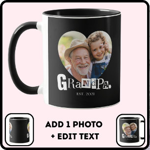 Taza Regalo de foto establecido para abuelo