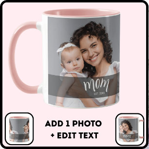 Taza Regalo de Foto Establecido para Nueva Madre