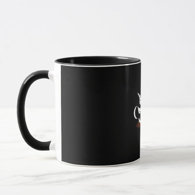 Taza Regalo de Goat Baphomet Halloween (Izquierda)