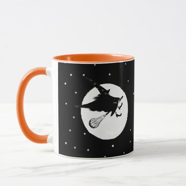 Taza Regalo de Halloween de Lacrosse (Izquierda)
