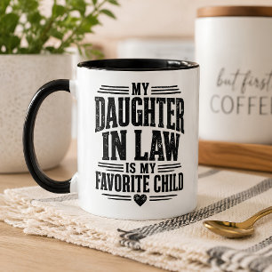 Taza Regalo de Hija Política Favorita para Mamá