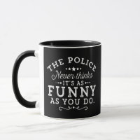 Regalo de humor de la policía, la policía nunca pi