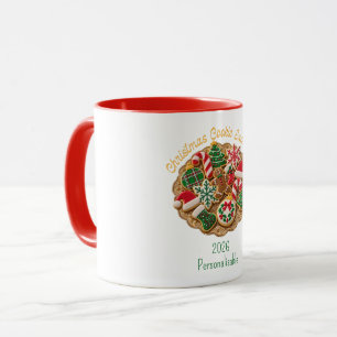 Taza Regalo de Intercambio de Galletas de Navidad