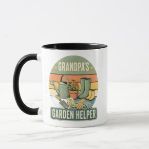 Taza Regalo de jardinería para abuelo Jardín vintage